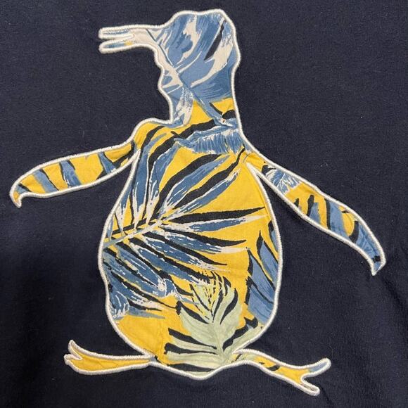 Original Penguin Men's Leaf Print Fill T-Shirt - Large - Picture 2 of 6